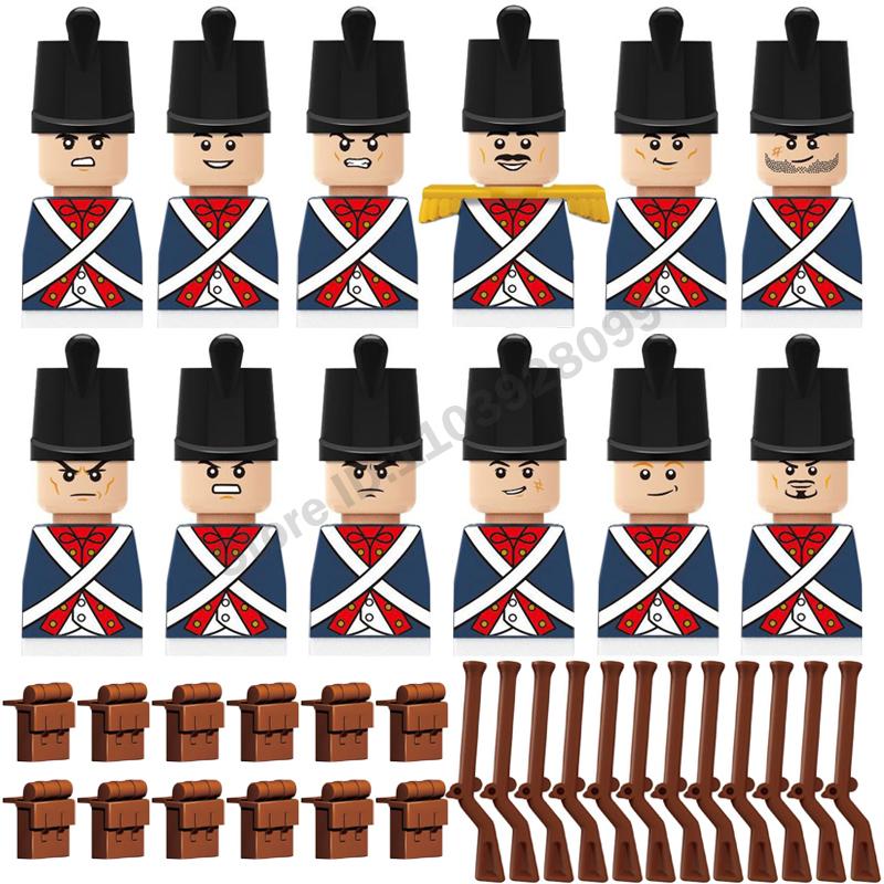 Medieval Military Building Blocks Roman Officer Soldier Knight Imperial Army Head Of State Elf Hunter Lion King War Horse Brick