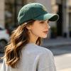 Yousheng Stickerei Sonnenmuster Baseballkappe, Verstellbare Hintere Schnalle Retro Used-Look Baseballkappe, Gewaschenes Baumwollgewebe Outdoor Sonnenschutzkappe