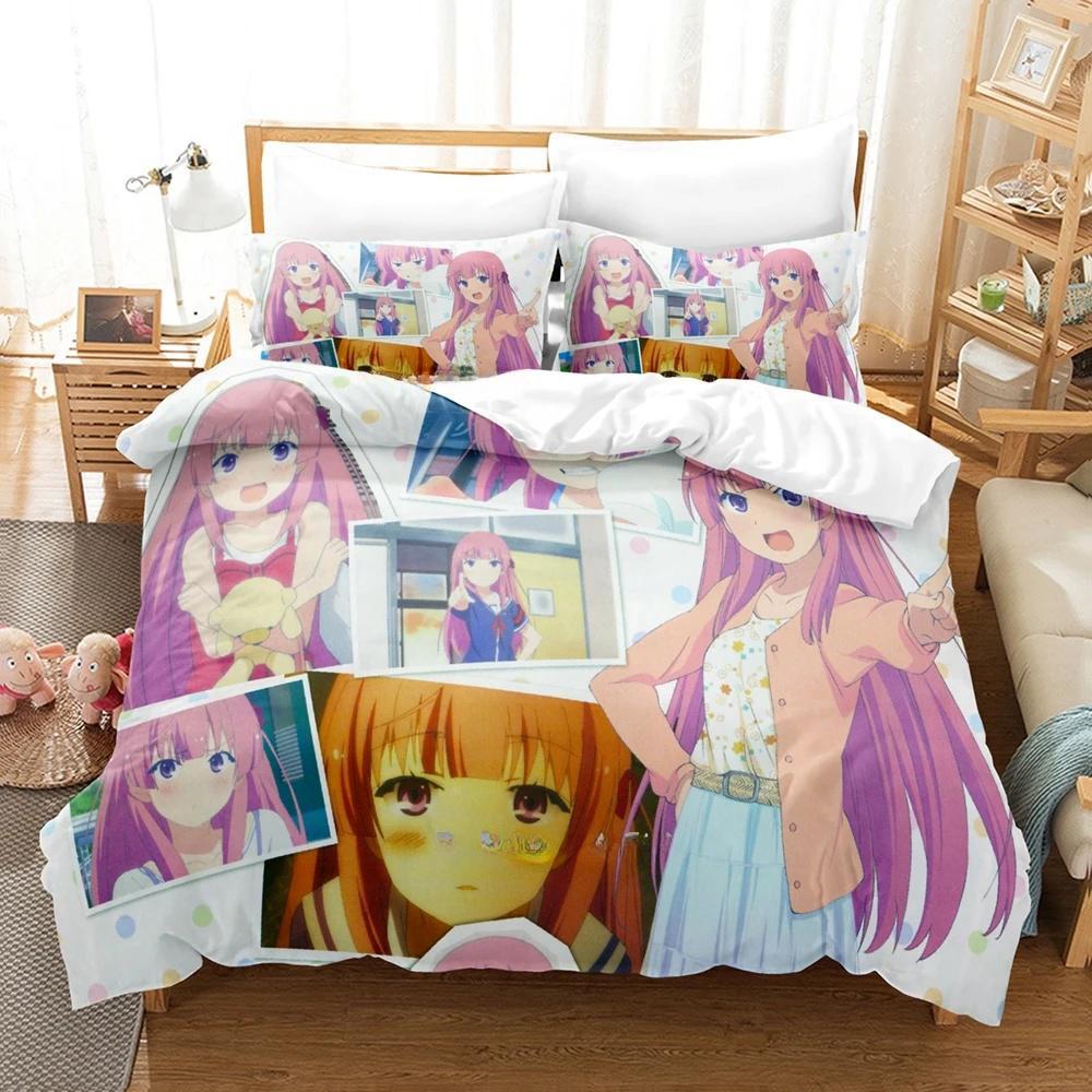 Fashion 3D Print Kawaii Girls OreShura Bedding Set Cartoon Anime Three-piece Set Adult Kid Bedroom Duvet Cover Sets Home Textile