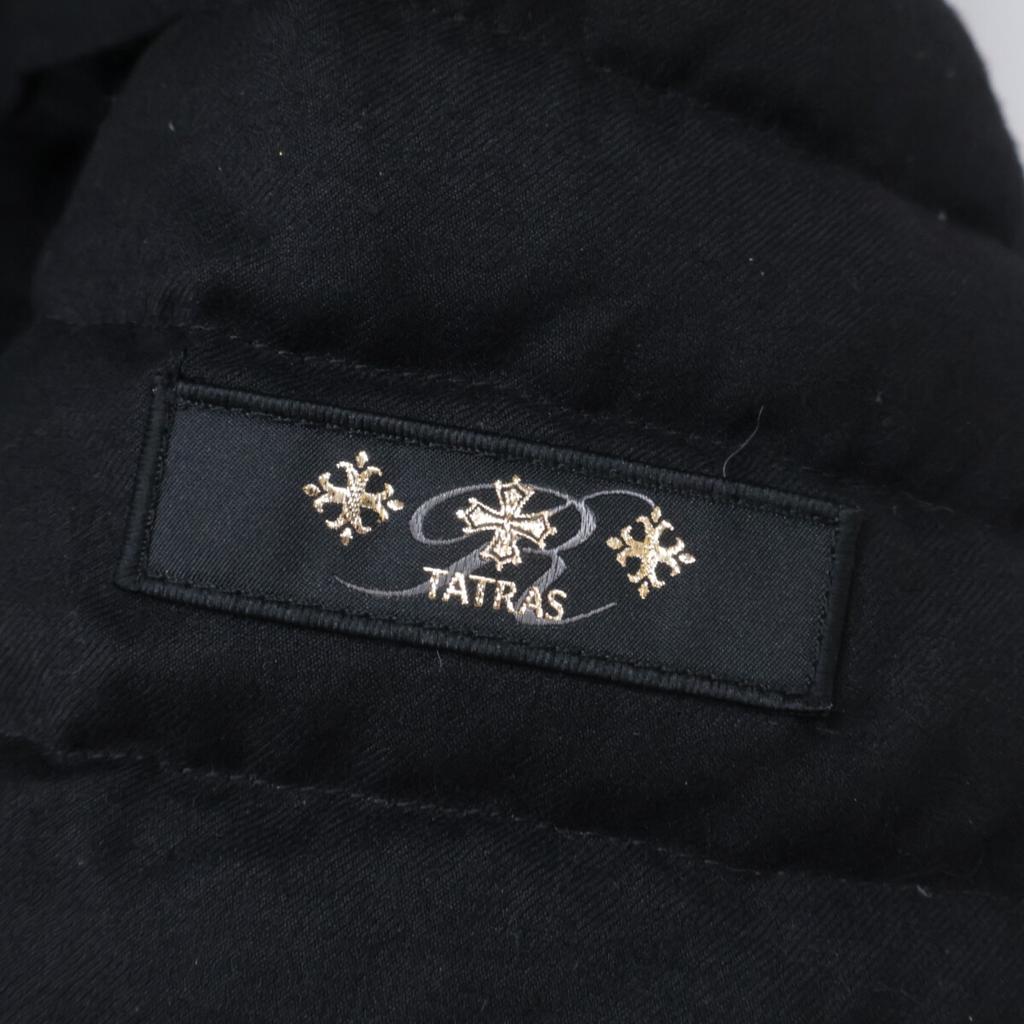 TATRAS [Domestic Regular/2010 Model] LTRL23A4581 CIMA Wool and Silk Fur Hooded Down Jacket Coat 02 blackUsed