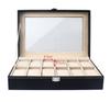Ansimple Watch Storage Case/Box, Watch Collection Case/Accessory Storage, PU Material (Holds 12 Watches)