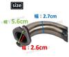 Horizontal type V8 chamber muffler for Honda Dio Hawaiian rustproof aftermarket (Live Dio/J/ST/SR/ZX/Cesta/AF34/AF35 G-Dash) - chamber, finish, part.