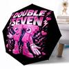 Dynamic Soccer Energy Portable Automatic Umbrella Sturdy 8-Rib Shaft Lightweight All-Season Travel Fashion Lovers Birthday/Christmas Gift