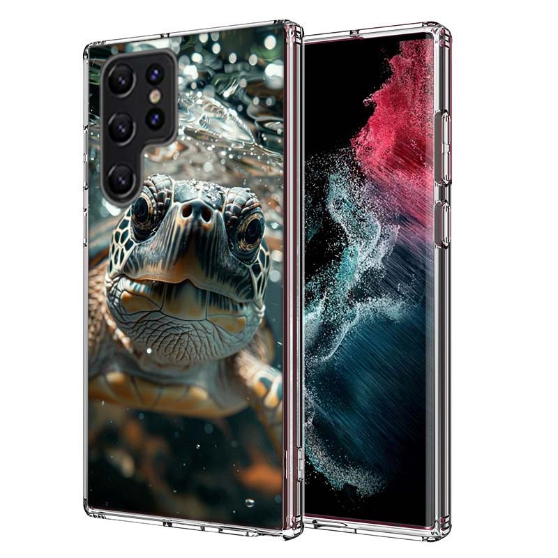 

Marine Organisms, Sea Turtles, And Animals Capa Phone Case For Samsung S26 Ultra S25 Edge Galaxy S23 S21 S20 S24 FE S22 S10 Plus Samsung S24 Ultra