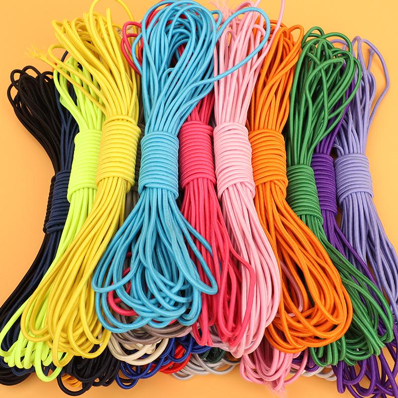 Children's Colored Round Elastic Jump Rope || High Elastic Cord for Clothing and Pants