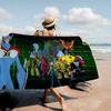 B-ben 10 Classic Microfiber Blanket Quick Drying Beach Towels Oversized Printing Super Absorbent Pool Towel Blanket