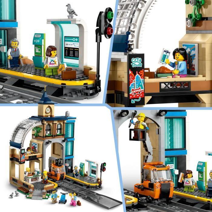 LEGO City 60469 La Gare Centrale - Jeu de Construction pour enfant dès 7 ans