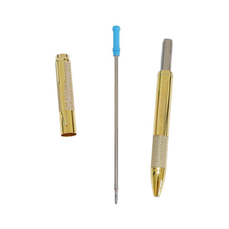 Gold Cross Metal Ballpoint Pen - Elegant Business & Student Writing Tool with Smooth Ink Flow