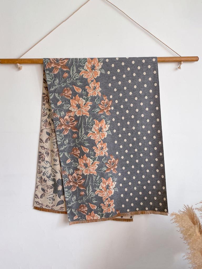 Luxury Scarf Cashmere Pashmina  Winter Fashion Shawls and Wraps Female Bufanda Brand Print Thick Warm Scarves