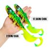 Spinpoler Firebomb Soft Swimbait 17.5cm 22cm Fishing Lure Long Wavy Tail Big Pike Bait Grub Seductive Swimming Action Rig Jig
