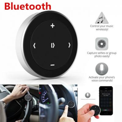 New Car Steering Wheel Bluetooth Media Music Remote Control Button Metal&Plastic