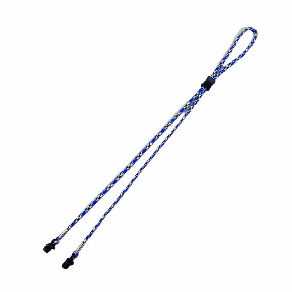Adjustable Glasses Strap Non-Slip Glasses Chain Cotton Neck Strap Glasses Rope Sports белый/синий