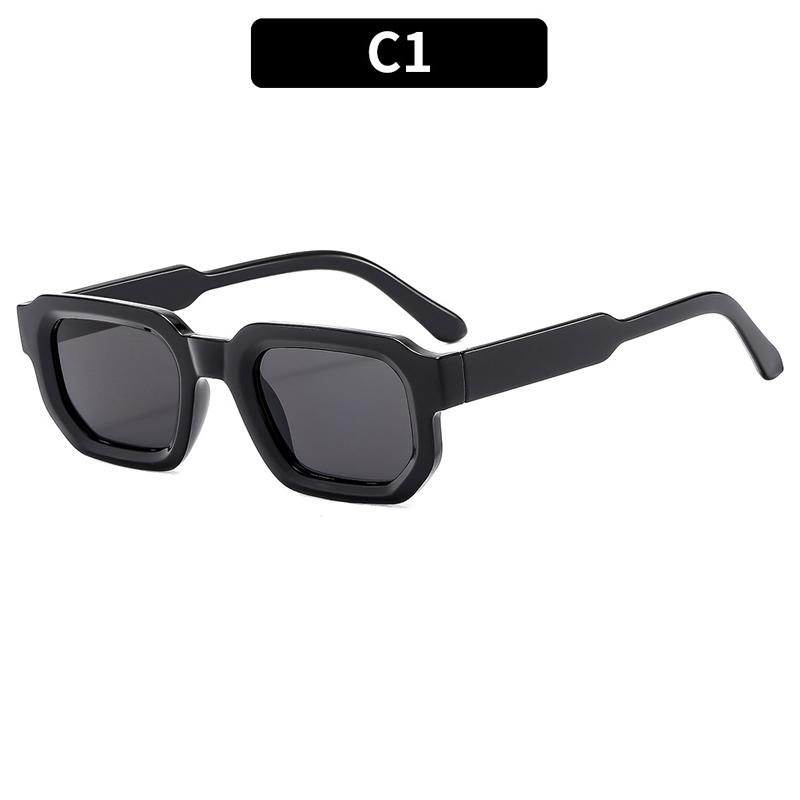 Men Vintage Rectangle Frame Sunglasses Fashion Retro Sun Glasses Luxury Brand Design UV400 Shades Eyewear Women Goggles