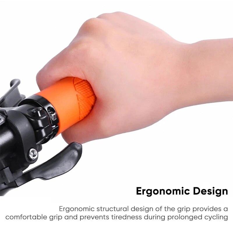 Poignées Ergonomiques Pour Vélo – Caoutchouc Antidérapant, Compatible 22mm, Avec Clé Allen, Pour VTT, Route, Ville