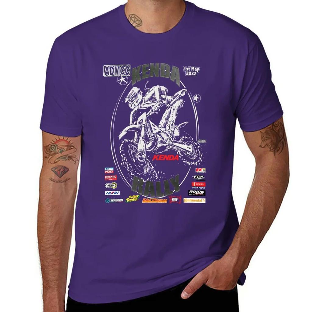 2022 Kenda Rally T-Shirt Plain Cute Clothes Blacks T Shirts for Men Graphic
