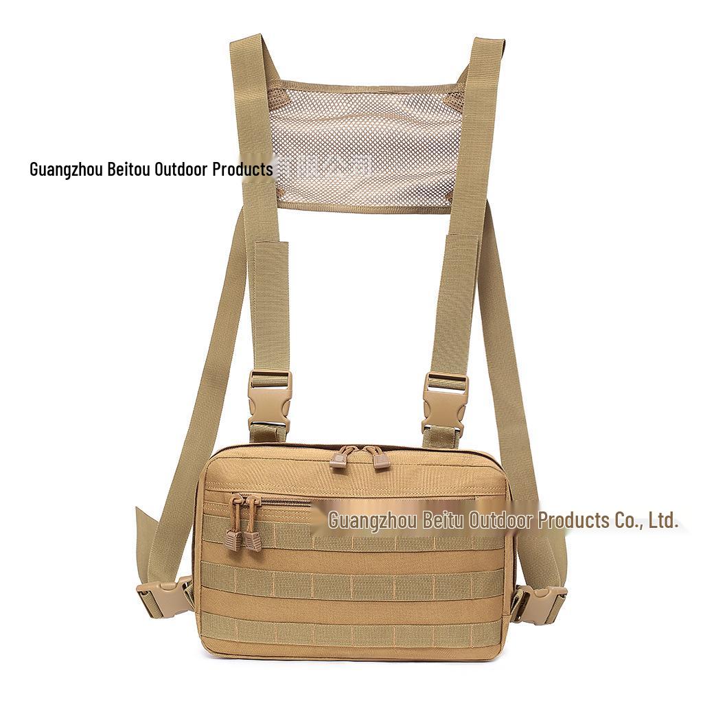 Tactical Chest Bag: Multifunctional, Large Capacity Vest & Waist Bag for Outdoor Sports