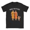 Walk for Peace Monks with Aloka Dog Peace Cotton T Shirt For Couple Summer Classic TShirts O Neck Leisure Tees Gift