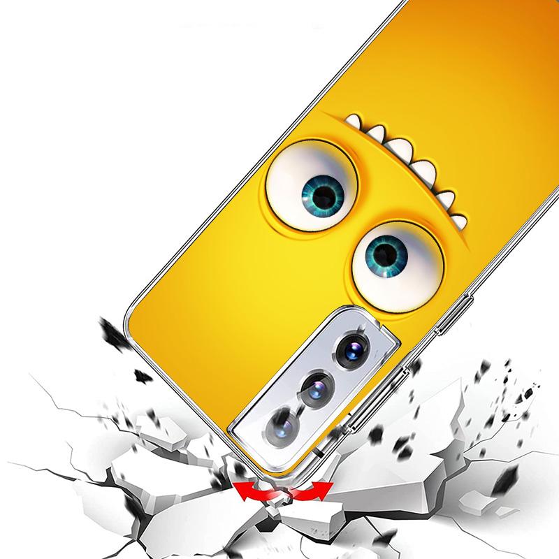 Funny Face Phone Case For Samsung Galaxy S24 S25 Edge S26 Ultra S23 S22 S21 Plus S20 FE + Personalized Print Cover Galaxy S24 S2