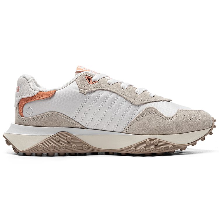 Kappa Fabric Synthetic Leather Cow Split Leather TPU Thick Sole Versatile Retro Casual Non-Slip Wear-Resistant Low-Top Dad Shoes K0D85MM07-133