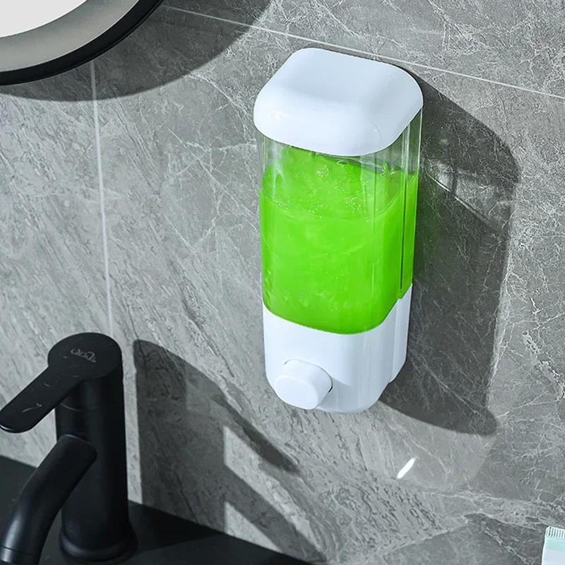 1pc-Shampoo and Lotion Easy-Press Bathroom Accessory Plastic Soap Dispenser for Kitchen Detergent
