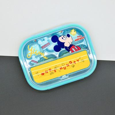 Lilpang Mickey All-in-One-Besteckkasten, verschiedene Farben, Einzelstück, 1 Stück, beliebte koreanische Elternartikel