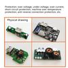 QC3.0 QC2.0 USB +Type-C Dual USB PD/QC Fast Charge Buck Board 9V-18V Mobile Power Bank 18650 Charging Module
