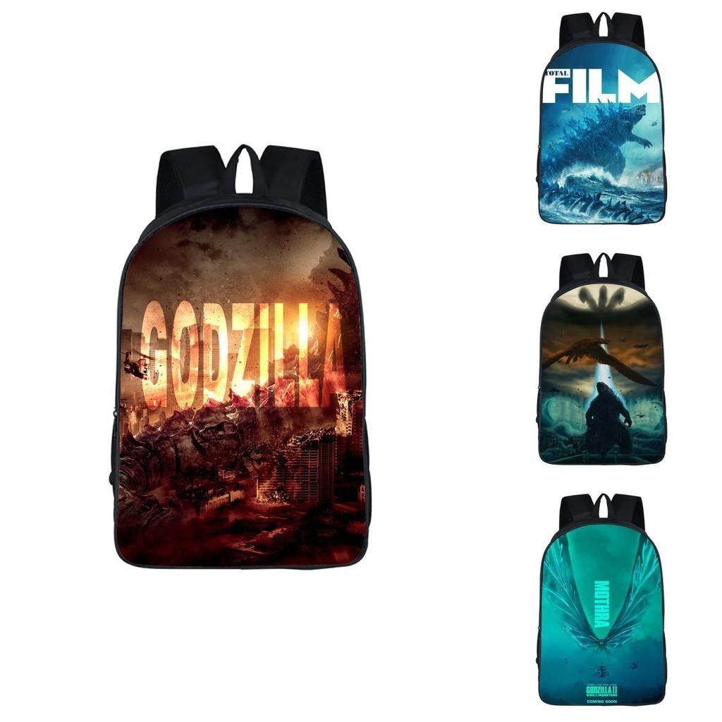 Durable 3d Godzilla King Of The Monsters Backpack Kids School Bag With Classic Appeal