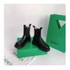 Boty Pro Ženy Chelsea Obuv Platforma Polovysoké Dámské Kozačky Středně Vysoké Lýtko Elastické Bikerské Vodotěsné 2024 Nová Stylová Nabídka