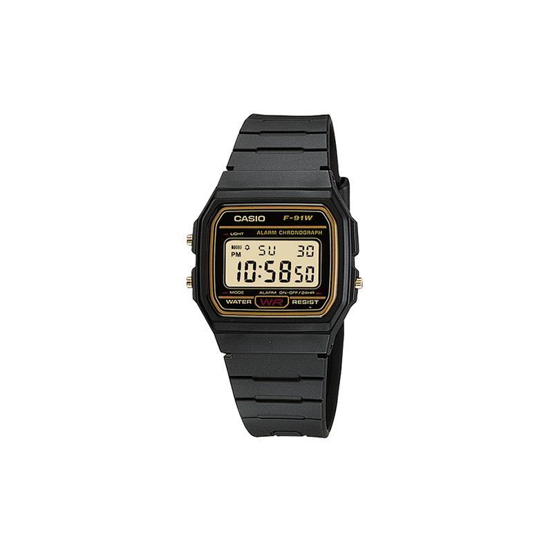 

Casio VINTAGE series-square, small square, classic retro waterproof, quartz movement, resin strap, Japanese and Korean watch, female watch, F-91WG-9