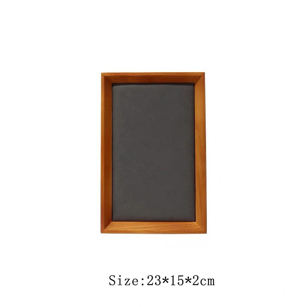 HeMu Solid Wood Microfiber Velvet Cloth Mostly Used for Inner Oblique Empty Tray Viewing Pallet Jewelry Display Storage Tray