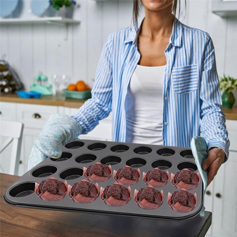 

ABWR-2 Pack Premium Nonstick Bakeware Mini Muffin Pan Mini Pudding Mold Premium Nonstick Bakeware