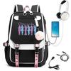 KATSEYE Fashion Laptop Backpack with USB Charging Port Student School Daypack 60123-12