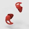 Earplugs for Sleep Work Noise Protection Perfect Pro Plugz Red 3 Flange + Case (A123530)