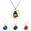 Elegante Michael Jackson Time Gem Anhänger Halskette mit Legierungsanhänger 51-80cm lang