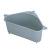 Neue dreieckige Küchenspüle Sieb Abfluss Obst Gemüse Abtropffläche Schwamm Rack Storage Tool Korb Saugnapf Spüle Filter Regal