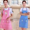 Cartoon Rabbit With Pocket Antifouling Clothes Adjustable Cooking Apron Cleaning Aprons Oil-proof