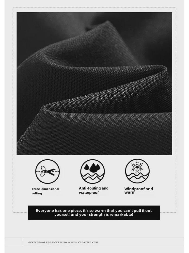 Herren- & Paare Trendige Kapuzen-Baumwolljacke für Herbst/Winter - Warm, Samtgefüttert, Verdickt, Lässig.