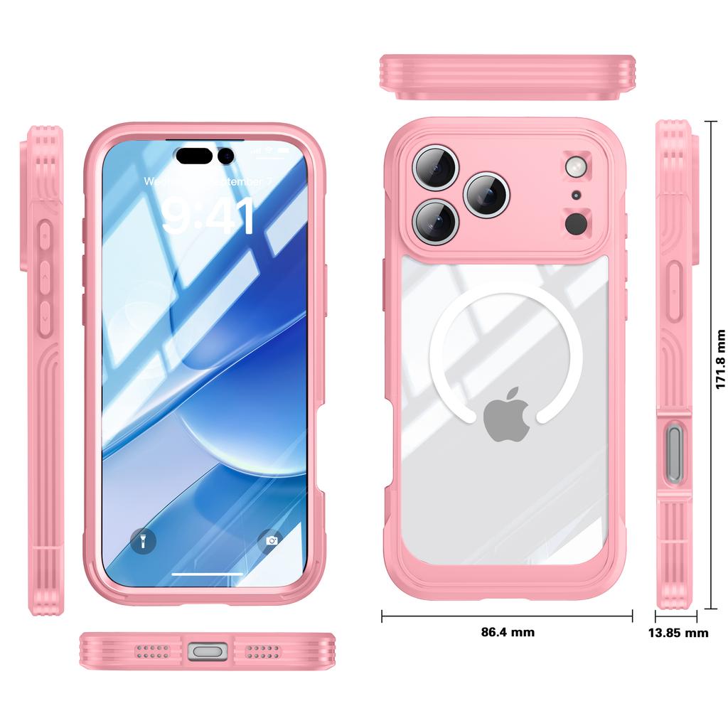 Durable, Non-slip, Drop-resistant Wireless Magnetic Charging Phone Case Suitable for IPhone 17 Pro Max / 17 Air / 17 Pro / 17