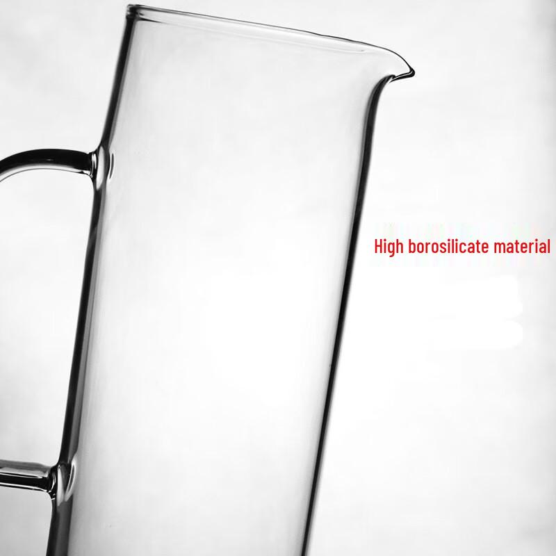 Borosilicate Glass Water Pitcher with Stainless Steel Lid