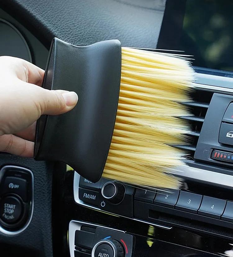 1-Piece Dust Removal Brush: Great for AC Vents & Car Washing, High Elasticity, Vacuum Cleaner Accessory