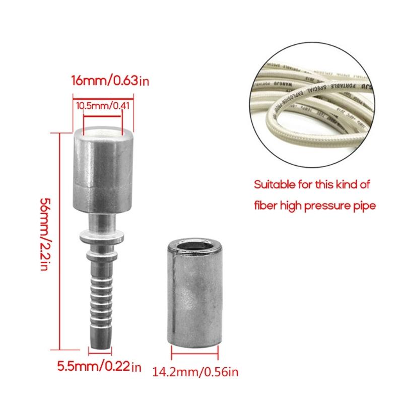 High Pressure Washer Hose Insert Fittings Car Washer Water Cleaning Hose Pipe Fitting TwistConnector Quick Fixing