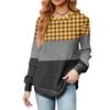 Fashionable Women's Long Sleeved Striped Printed Lightweight Sweater With Loose Round Neck Top
