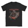 The Black Phones T-Shirt Herren Reines Baumwoll-Vintage-T-Shirt Rundhals-T-Shirts Kurzarm-Oberteile Sommer - Herren Sommer Baumwoll...