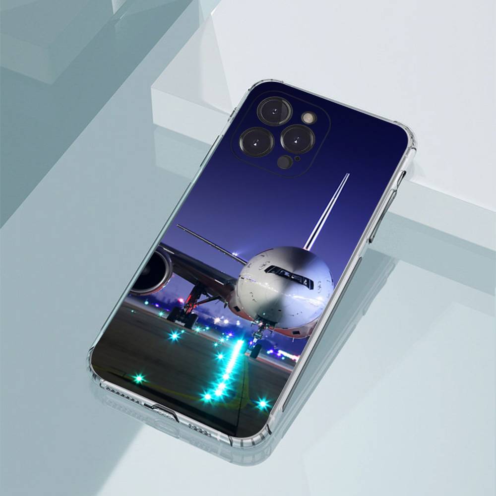 

B-BoeingS 777 Top Airplane Phone Cases For iPhone17,16,15,14,13,12,11,Pro,Max,Plus Luxury Camera Protection Plastic iPhone16pro