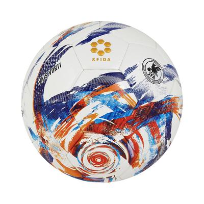 Certified Soccer SFIDA VAIS VORTI Soccer Size [JFA Ball] Jr. Ball, 4, White/Blue