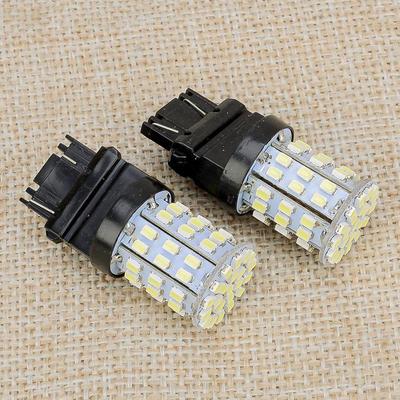 2Pcs 3157 64SMD White LED Reverse Brake Turn Signal Light Bulb Fit for Dodge Ram 1500 2500 3500 1994-2010
