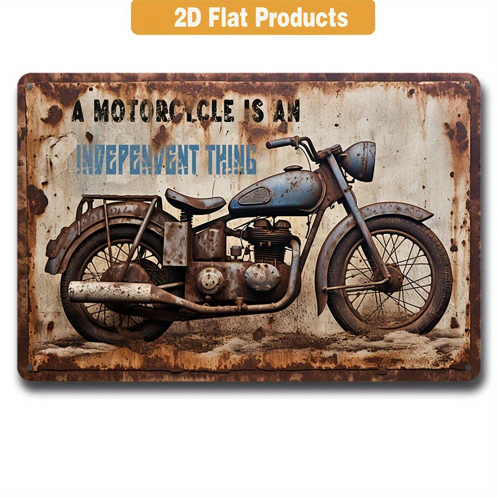 FJ Vintage Decor Metal Tin Signs 2D Flat Printing Retro Posters Room Decoration Home Bar Pub Club Wall Art Decor