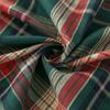 Winter Christmas Tablecloth Red and Green Plaid Yarn-dyed Polycotton Tablecloth Christmas Party Table Ready Stock