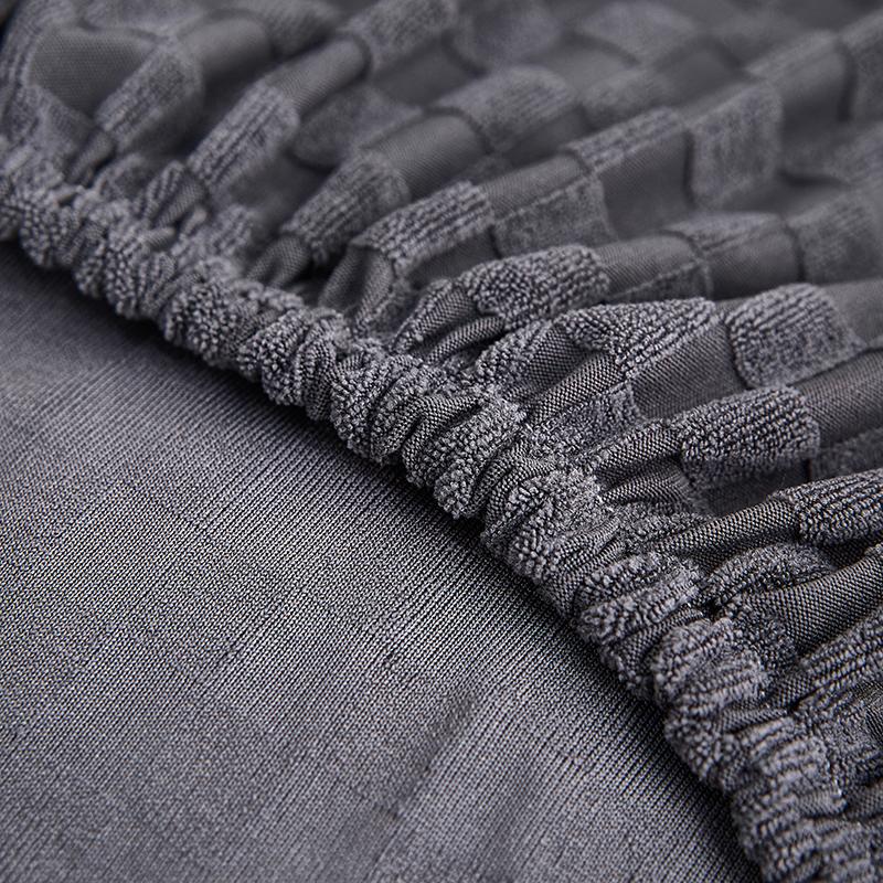 1pc Jacquard Gaming Chair Cover Solid Color Office Seat Slipcover Stretch Antidirt Antislip Chair Case for Computer Room Bedroom