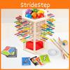 Hexagonal Tower Puzzle Game Wooden Blocks For Kids Educational Playroom Gift